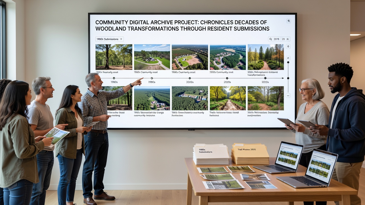 Community Digital Archive Project Chronicles Decades of Woodland Transformations Through Resident Submissions